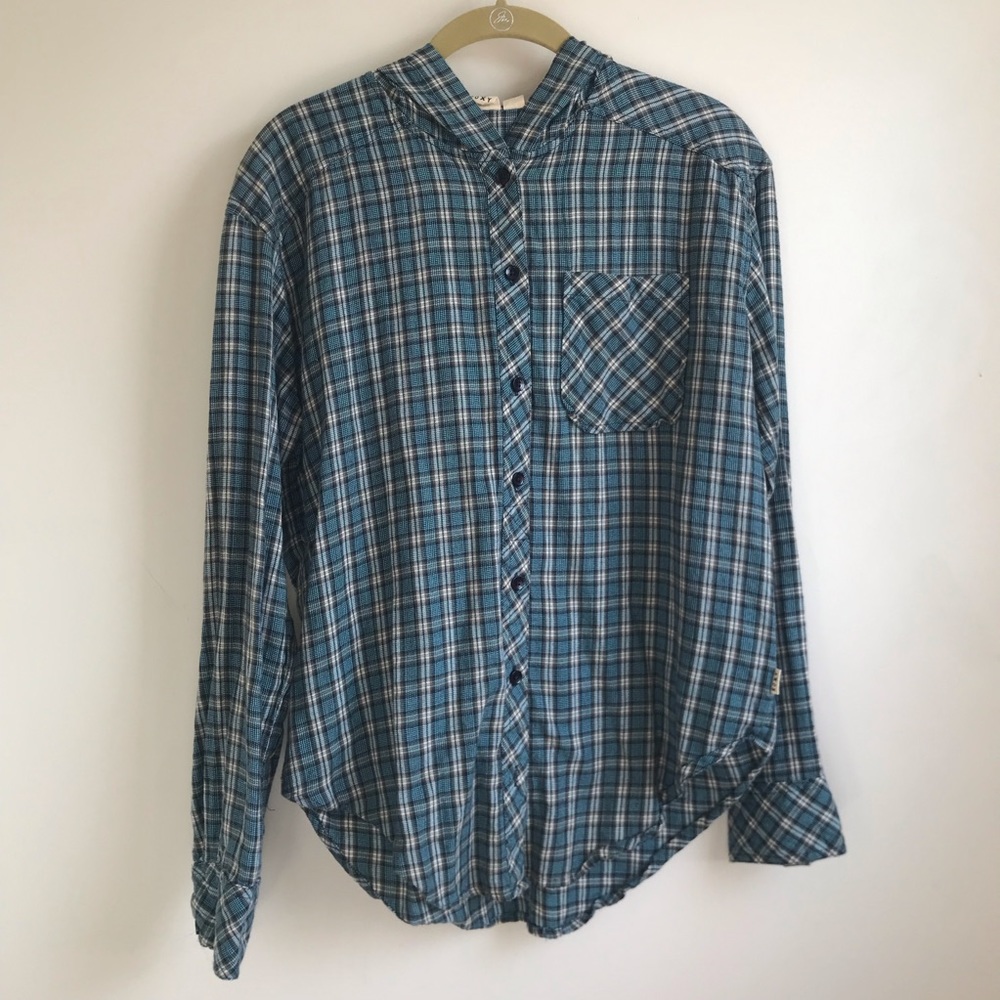 Roxy Hooded Flannel